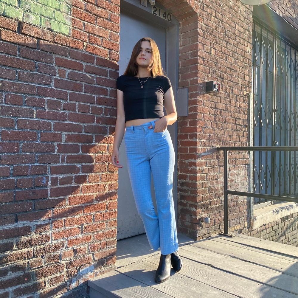 Vintage baby blue pants